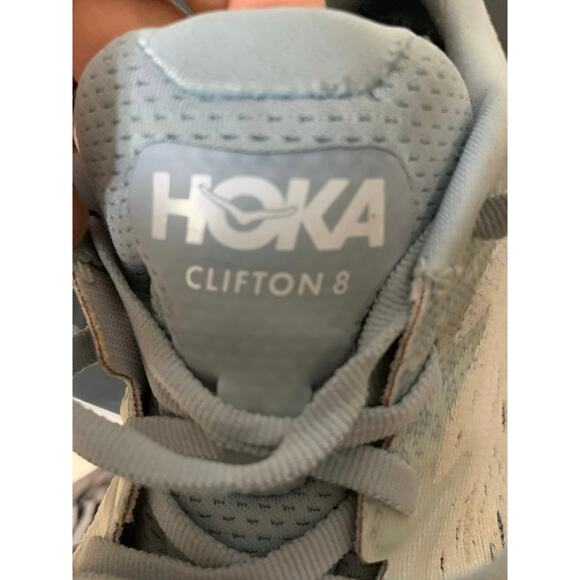 Hoka One Clifton 8 Sneaker Running Shoe Women 9.5 Comfort Trainer Walking Active - Picture 3 of 12